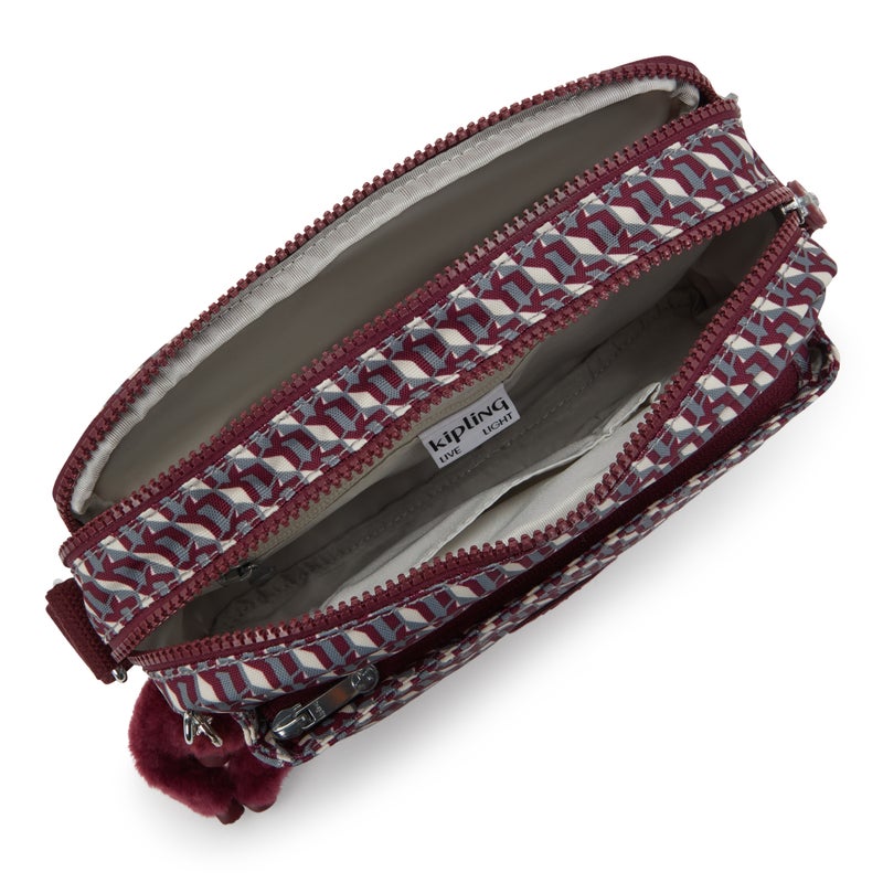 kipling Abanu M 3Dk Wine Medium Crossbody - Image 3