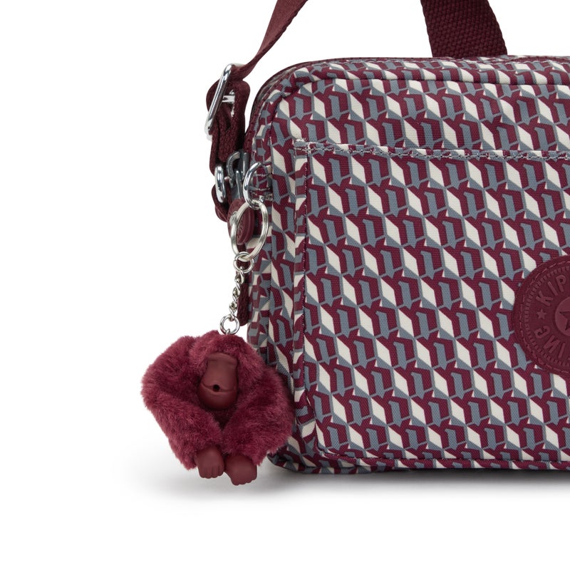 kipling Abanu M 3Dk Wine Medium Crossbody - Image 5