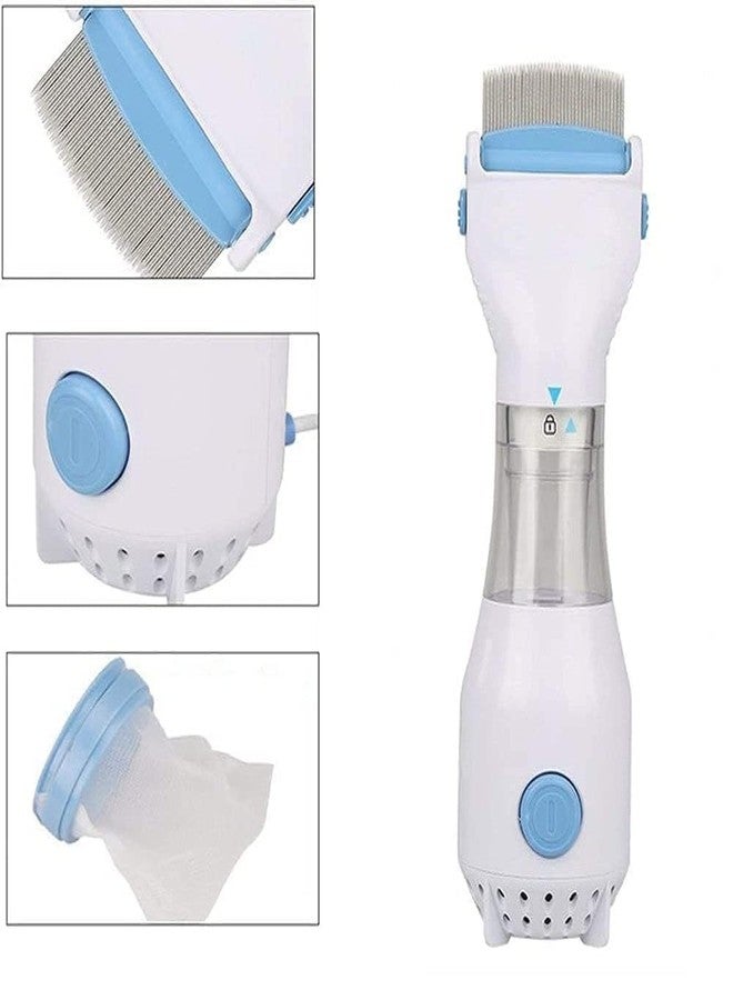 Wezone Electric Head Lice Comb – Chemical-Free Lice & Nits Removal Tool with Suction – Reusable Lice Capture Comb for Kids & Adults – Safe, Gentle, and Effective Hair Vacuum Machine - Image 2