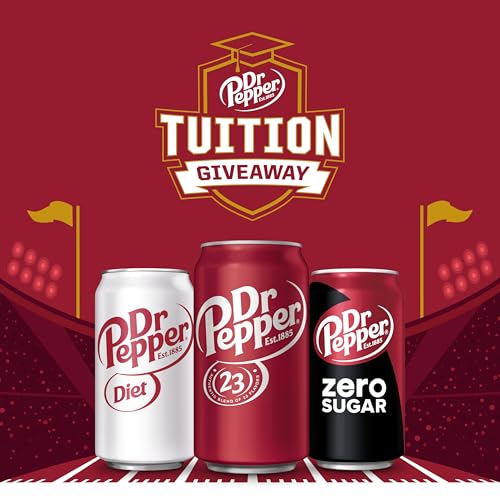 Dr Pepper Diet Dr Pepper Soda, 12 fl oz cans, 12 pack - Image 2