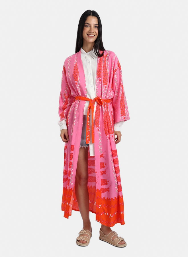 Carina Fish Patterned Kimono  - Image 2
