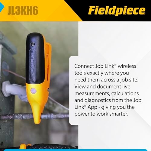 Fieldpiece - Job Link System HVACR Wireless Probe Kit - JL3KH6 - Fast Accurate Temps with Rapid Rail Technology - HVAC Tools with Padded Case - Image 3