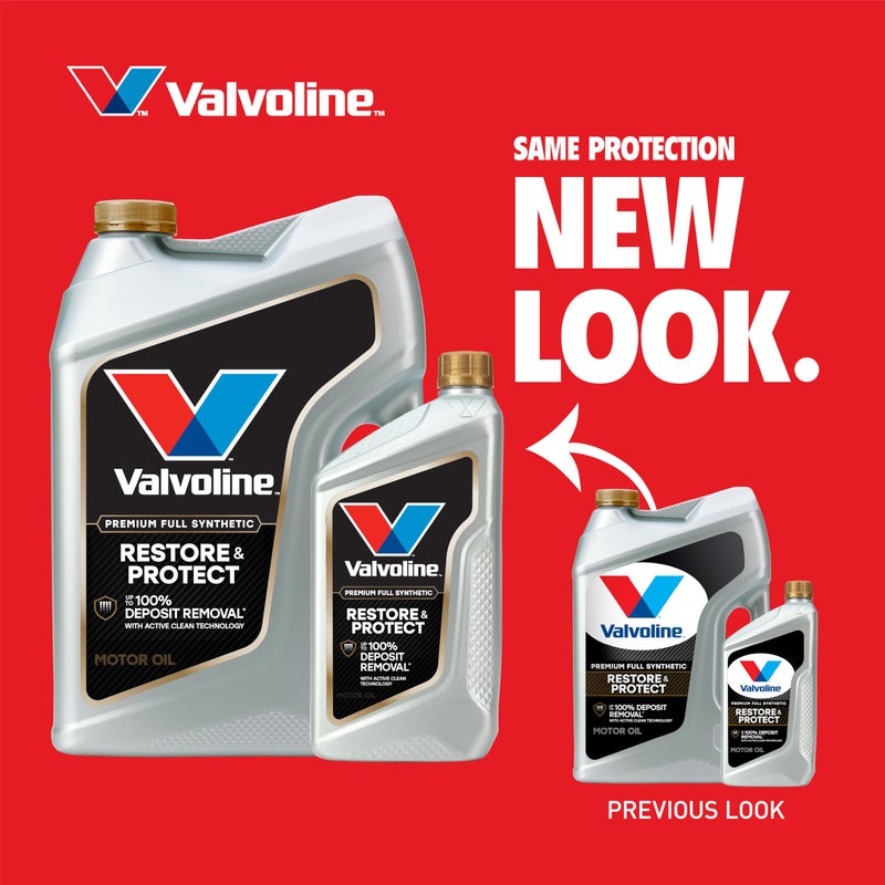 Valvoline زيت محرك فالفولين ريسطور آند بروتكت كامل الاصطناعي 5W-30 1 كوارت - Image 3