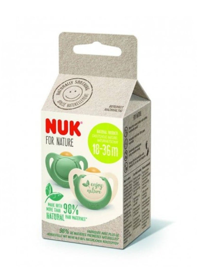 NUK Set of 2 Nuk pacifiers with a Latex nipple - Image 3