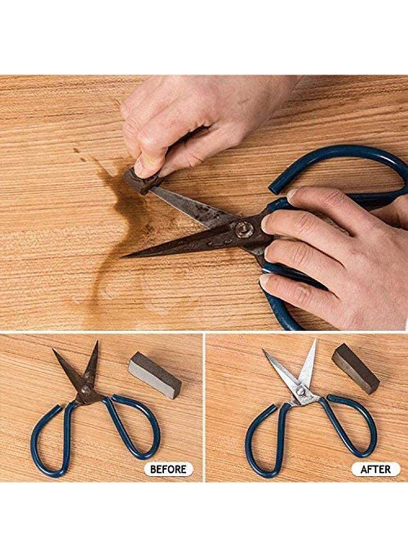 SYOSI Medium (180 Grit) Manual Sanding Sponge, Sanding Sponge Sheet Kitchen Knives Scissors Rust Removal Polishing Grinding Abrasive Sponge Block 4-Inch, 4-Pack - Image 4