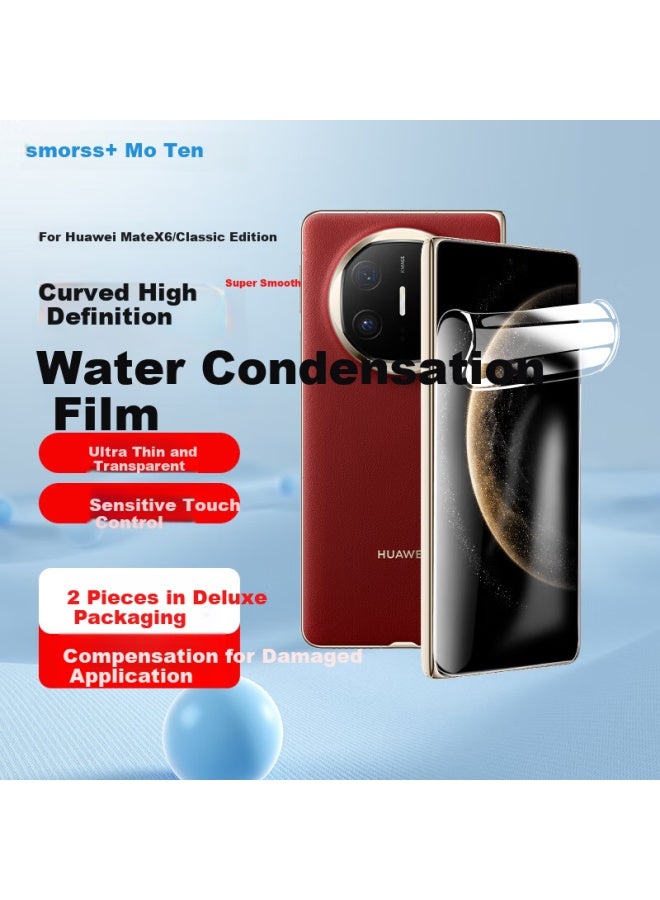 Smorss Suitable For Huawei Matex6 Phone Film Huawei X6 Classic Edition Folding Screen Outer Screen Protective Film Front Screen Full Coverage Anti-scratch High-definition Anti-fingerprint - Image 1