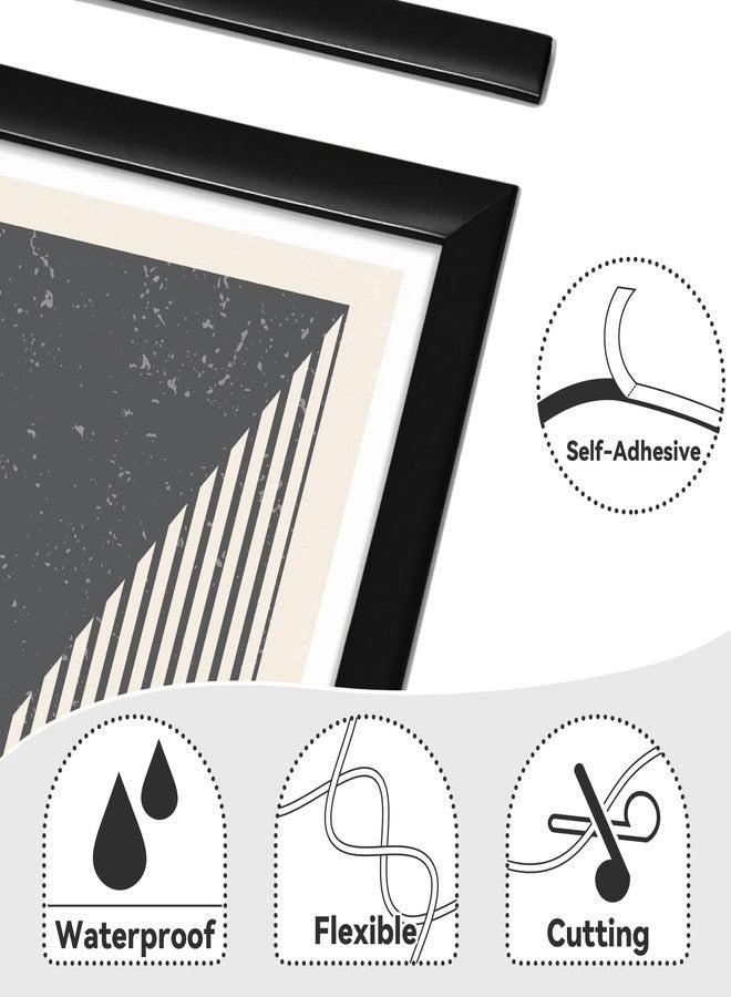 JSIWOTH Matte Black Vinyl Peel and Stick Trim, 9.8 Ft x 0.4 Inch x 0.1 Inch, Decorative and Protective, Easy to Apply, Flexible and Self Adhesive - Image 4