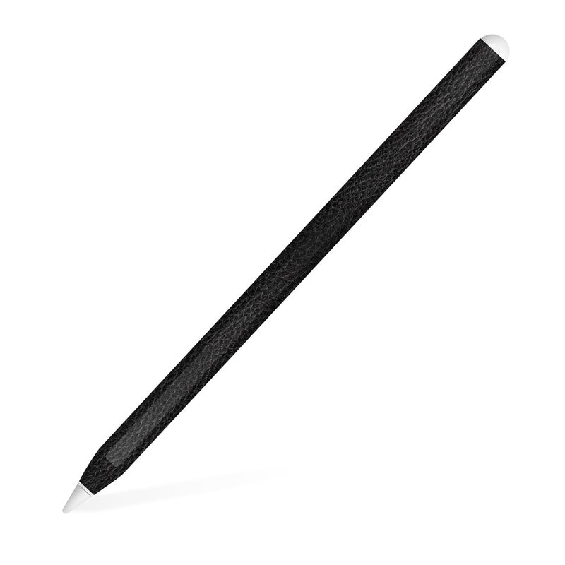 Capes Skins Wraps Stickers Compatible with iPad Pencil 2nd Generation | Anti-Scratch Durable 3M Vinyl Wraps | Not a Case | Wireless Charging Compatible | Black Leather - Image 1