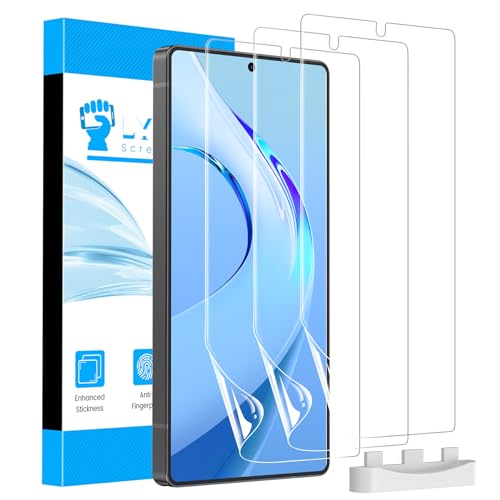 LYWHL 3 Pack for Samsung Galaxy S25 Ultra Screen Protector [Like Original Fingerprint Unlock], Real Invisible Self-Healing Protective Film [Not Glass], HD Clear, Case Friendly, Scratch-Resistant - Image 1