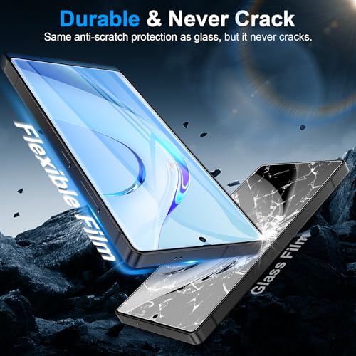 LYWHL 3 Pack for Samsung Galaxy S25 Ultra Screen Protector [Like Original Fingerprint Unlock], Real Invisible Self-Healing Protective Film [Not Glass], HD Clear, Case Friendly, Scratch-Resistant - Image 3