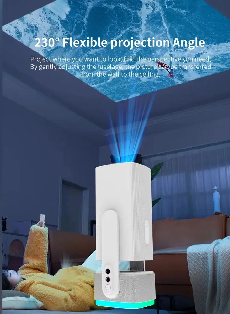 Pan Tilt Lamp Rechargable Projector- 4k 5Ghz Wifi  - Image 4