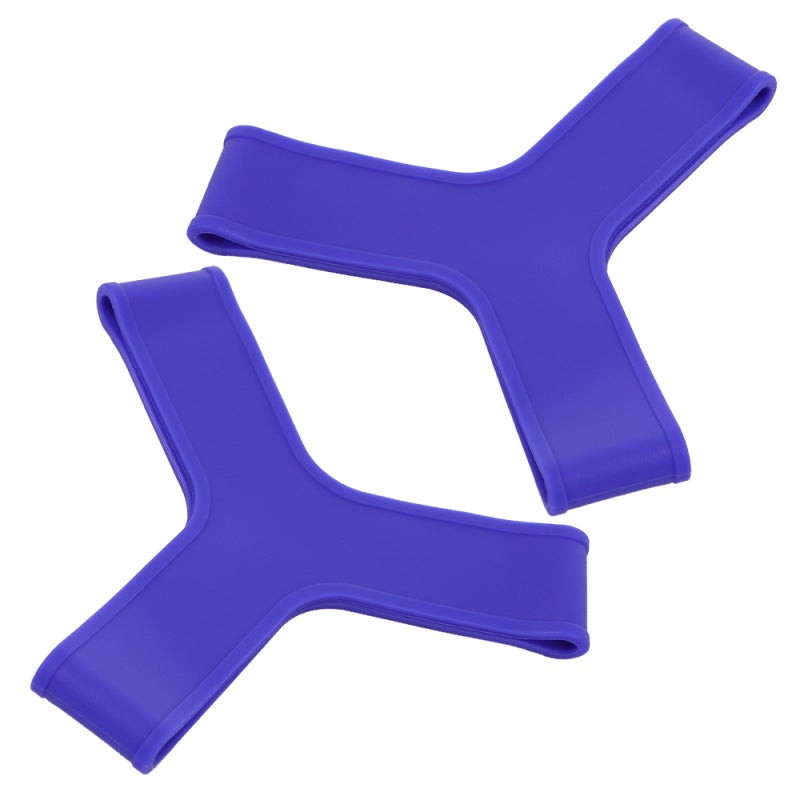 Silicone Fin Keepers XL Blue: Premium Silicone Rubber With Just Enough Stretch - Secure Fin Holders for Snorkeling Swimming Diving Water Sports - Image 5