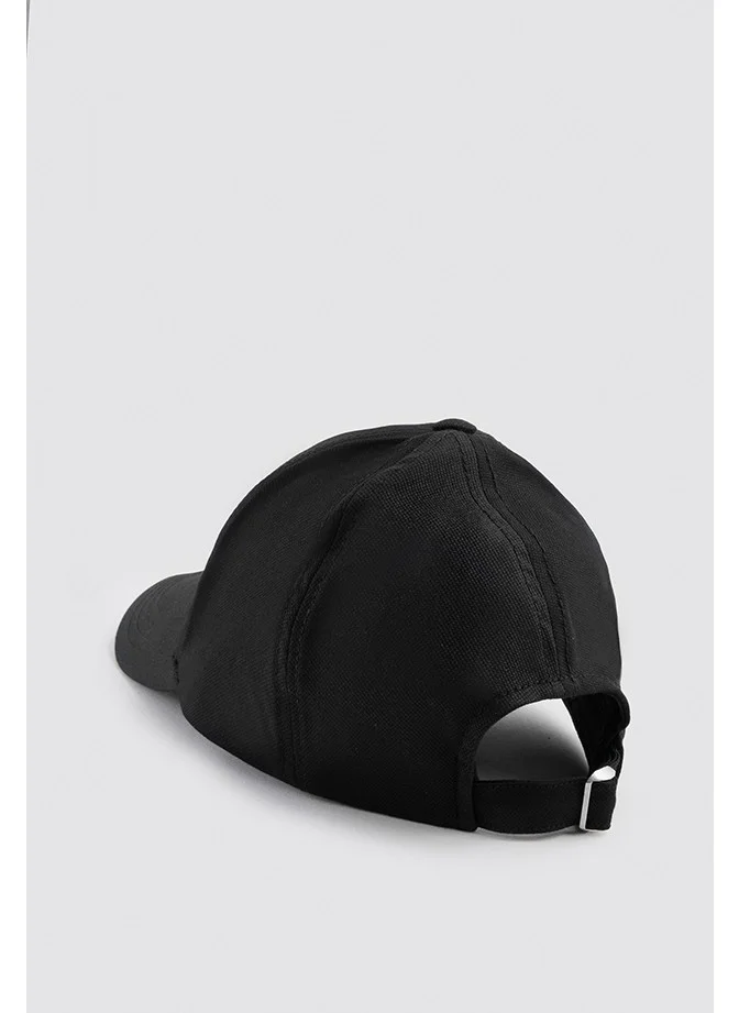 D'S DAMAT Black Dobby Hat 9HC68S208SPKM