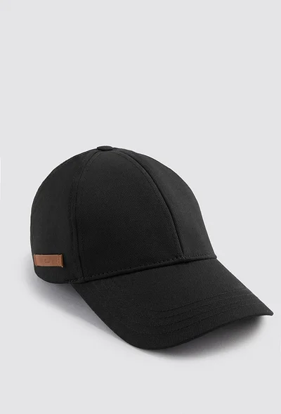 D'S DAMAT Black Dobby Hat 9HC68S208SPKM