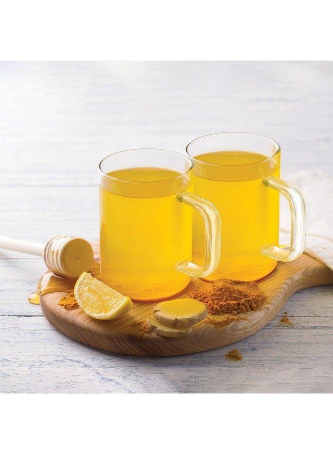 TREO تريو بواسطة ميلتون مجموعة أكواب شاي زجاجية بوروسيليكات فيستا عدد 6، سعة 220 مل لكل منها، شفافة | أكواب شاي زجاجية | كوب قهوة | حليب | شوكولاتة ساخنة | لاتيه | كابتشينو | موكا | إسبريسو - Image 3