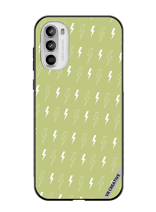 Protective Case Cover For Motorola Moto G82 Abstract Design Multicolour