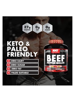 NXT Nutrition Beef Protein Isolate, Strawberry & Lime Flavour,  1.8kg, 60 Servings  - Image 4