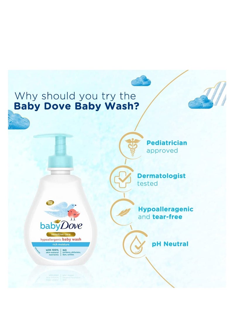 Baby Dove Rich Moisture Baby Lotion 200 ml Gentle Baby Lotion for Baby's Soft Skin Body Lotion for Kids Hypoallergenic No Sulphates No Parabens   pack 2 - Image 3