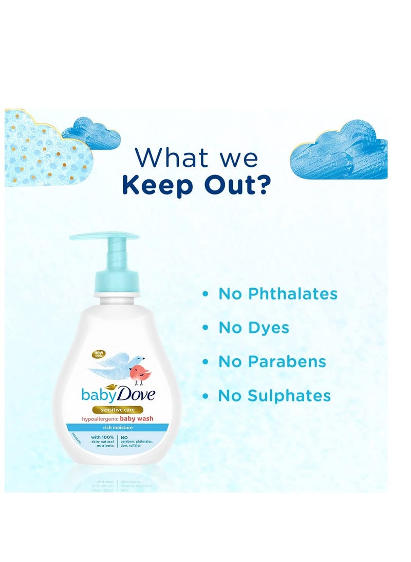 Baby Dove Rich Moisture Baby Lotion 200 ml Gentle Baby Lotion for Baby's Soft Skin Body Lotion for Kids Hypoallergenic No Sulphates No Parabens   pack 2 - Image 4