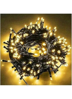 Arabest Warm White Ramadan Black String Lights - 33ft 100 LED Memory Controller for Party, Garden, Indoors and Outdoors - Extendable Festive Decorations  - Image 1