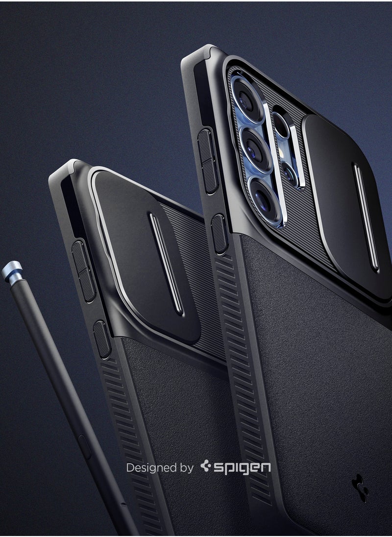 Spigen Optik Armor Samsung Galaxy S25 ULTRA Case Cover with Camera Lens Protector - Black  - Image 3