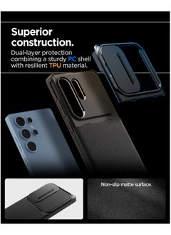 Spigen Optik Armor Samsung Galaxy S25 ULTRA Case Cover with Camera Lens Protector - Black  - Image 5
