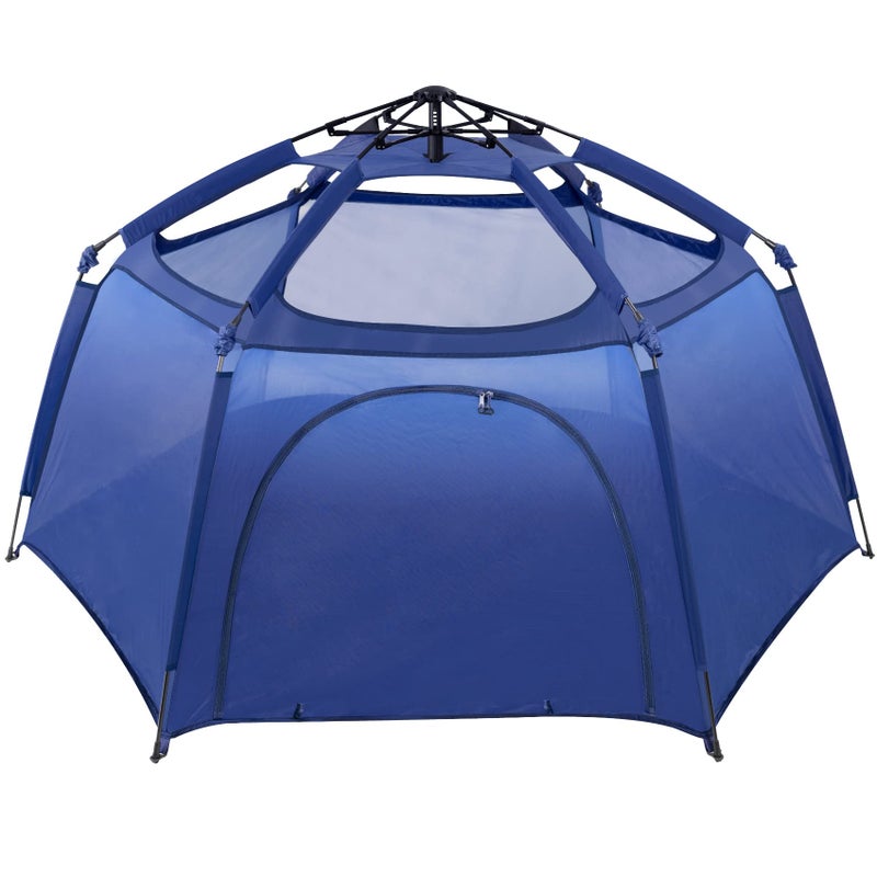Alvantor Baby Playpen Play Yard 84x84x44Large Pop Up Playpen Foldable Play Tent Indoor Outdoor Kids Tent Lightweight Safe Space Canopy for Infants Toddlers Pets Navy