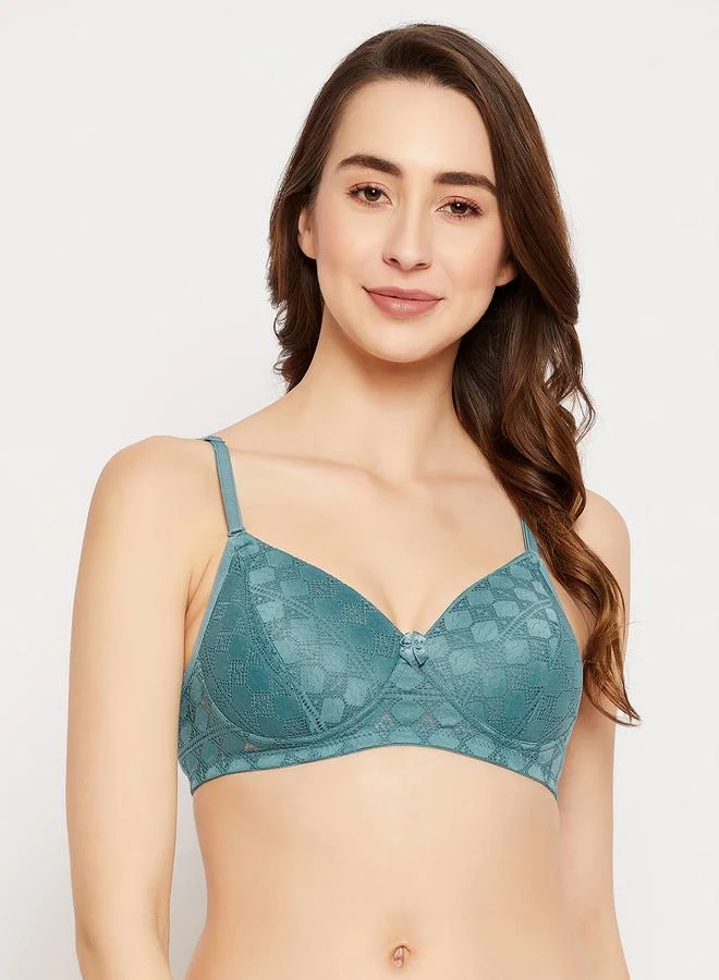 كلوفيا Padded Non-Wired Self-Patterned Multiway Strap Bra by Styli