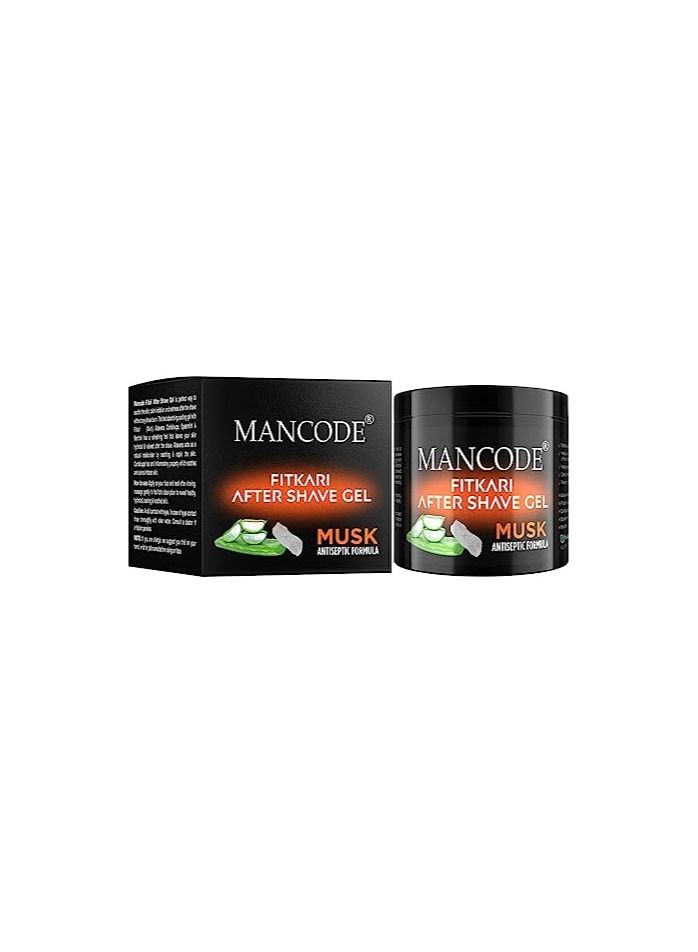 MANCODE Mancode Fitkari After Shave Gel for Men Treats Post Shave Cuts & Redness - Image 2