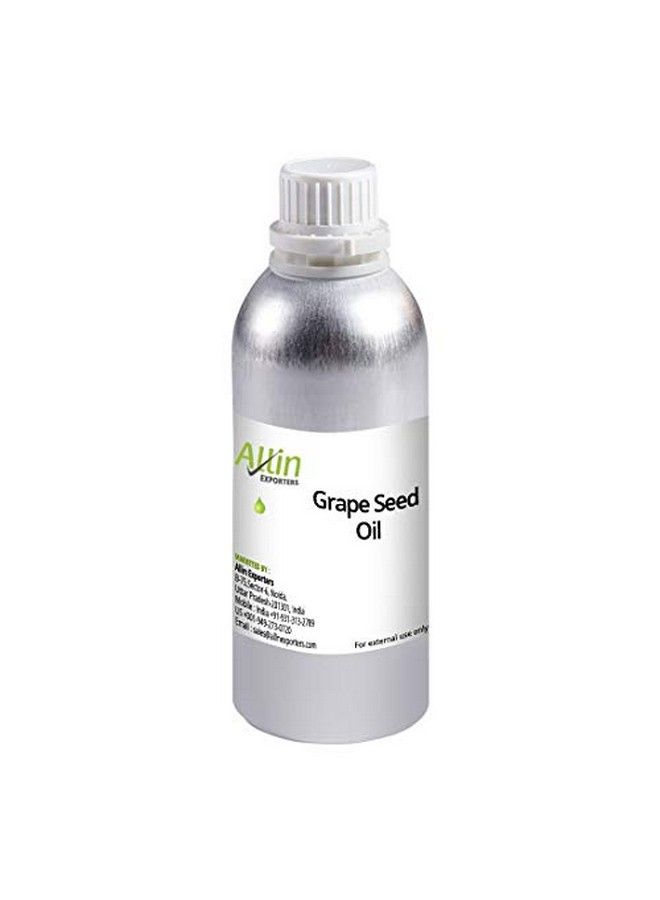 Allin Exporters Cold Pressed Grape Seed Oil 1000 Ml 100% Natural Moisturizer & Antioxidant For Skin Hair & Nails Presence Of Vitamins E C & D - Image 1