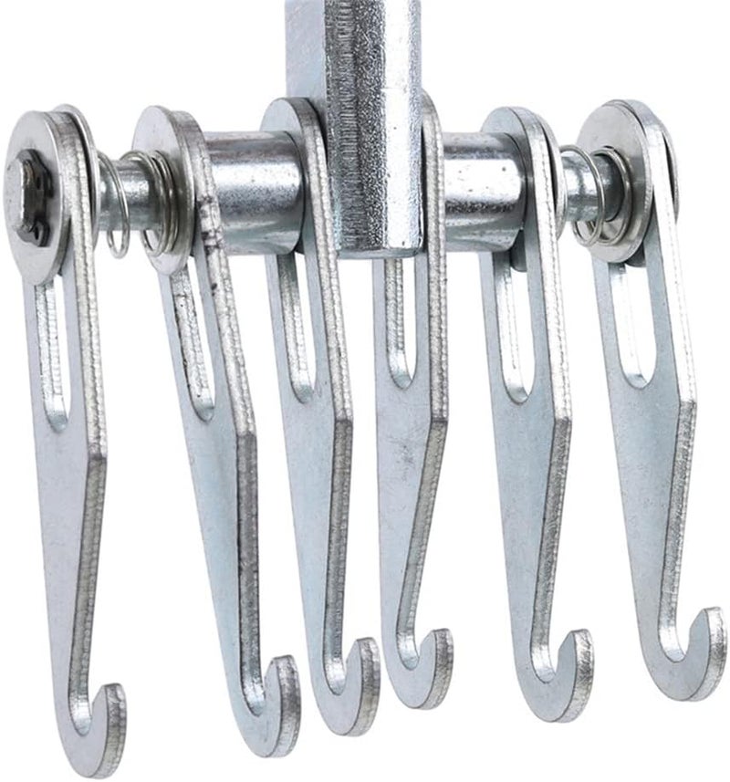 CXGS خطاف سحب الخدوش CXGS المعدني ذو 6 مخالب قابل للتعديل، أداة إصلاح هيكل السيارة، مخلب سحب ثقيل لإصلاح الخدوش، ملحق مطرقة انزلاقية لإصلاح الخدوش - خيط M16 - Image 4