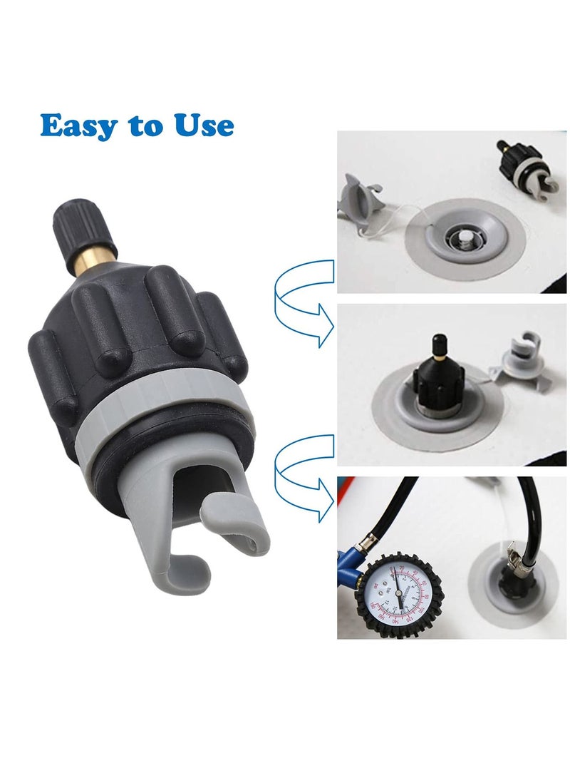 محول مضخة الهواء، محول صمام متعدد الوظائف، محول مضخة قارب قابل للنفخ، محول صمام الهواء، موصل رأس المضخة لقارب التجديف القابل للنفخ/لوح التجديف القابل للنفخ/سرير قابل للنفخ - Image 3