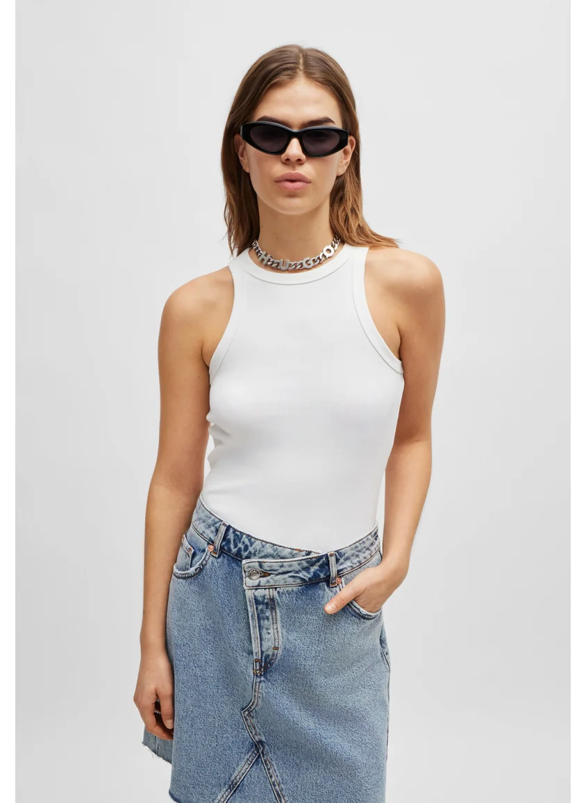 هوجو Slim-fit tank top in a stretch-cotton blend