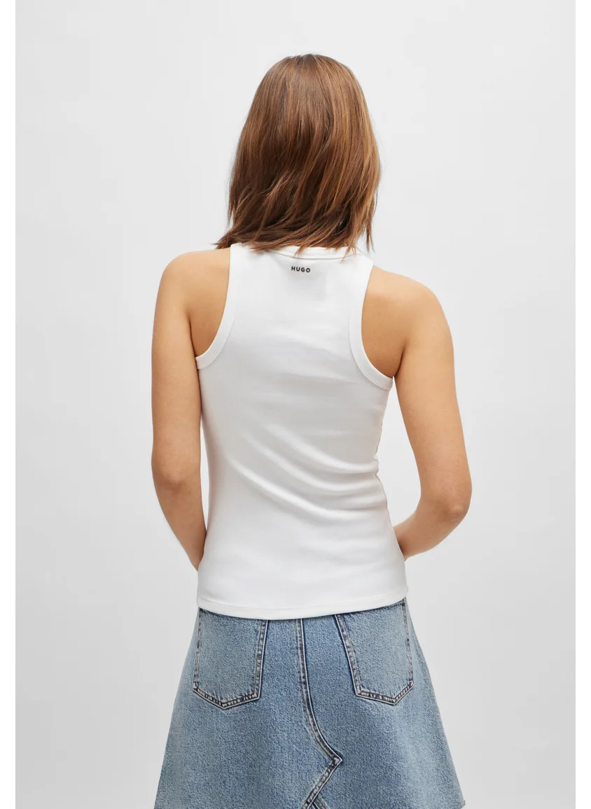هوجو Slim-fit tank top in a stretch-cotton blend