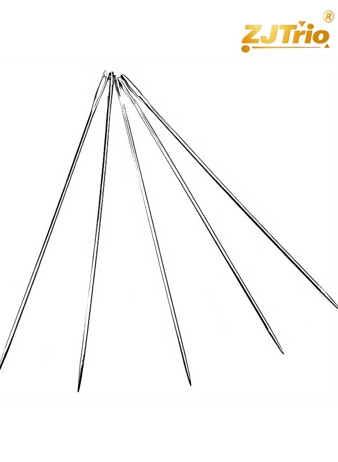 ZJTrio 55-Piece Multi-Size Stainless Steel Hand Sewing Needle Set – Big Eye Needles for Embroidery Needlework DIY Crafts, Multifunctional Sewing Supplies Uncoated with White Packaging - Image 5