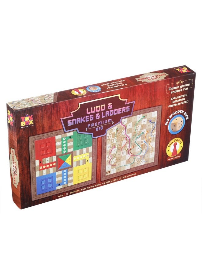 Toysbox Ludo and Snakes & Ladders Premium Big Classic Board Game to Play with Kids and Adults - Image 3
