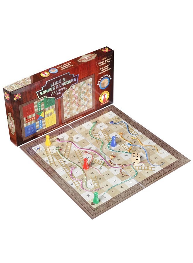 Toysbox Ludo and Snakes & Ladders Premium Big Classic Board Game to Play with Kids and Adults - Image 2
