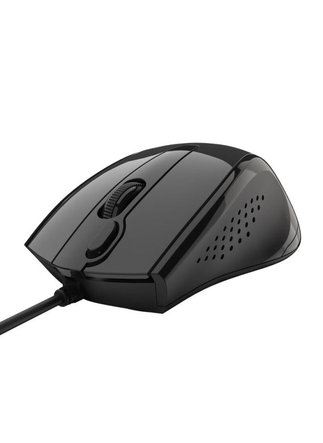 A4TECH A4tech N-500fs Quiet Wired Mouse For Laptop And Desktop, Office And Home Use, Portable Mouse With One-click Screen Capture, Usb Interface, High Brightness Iron Gray  - Image 4