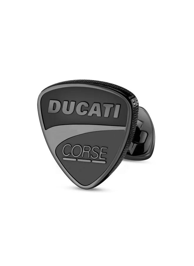 دوكاتي كورس Scudetto Grey Branded Cufflinks For Men