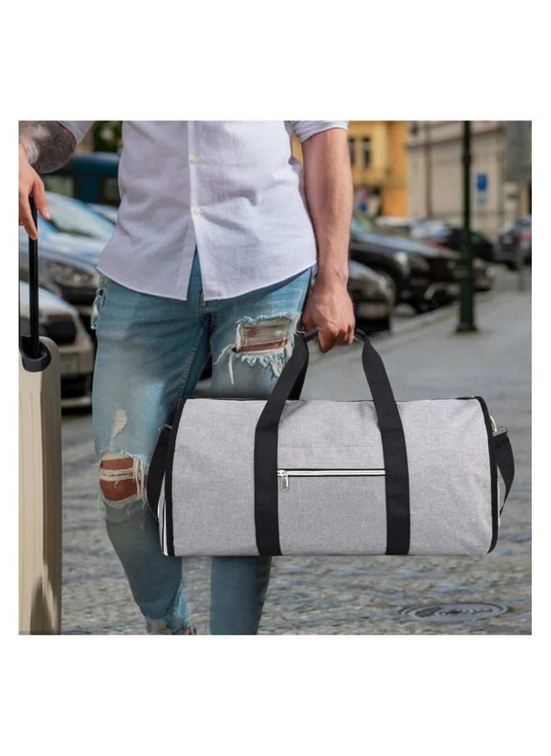 SYOSI Convertible Garment Bag for Travel - Large Capacity Suit Bag, Waterproof Foldable Duffel Bag | 2-in-1 Leather Dress Suitcase with Multiple Compartments, Expandable Garment Bag for Business Trips  - Image 2