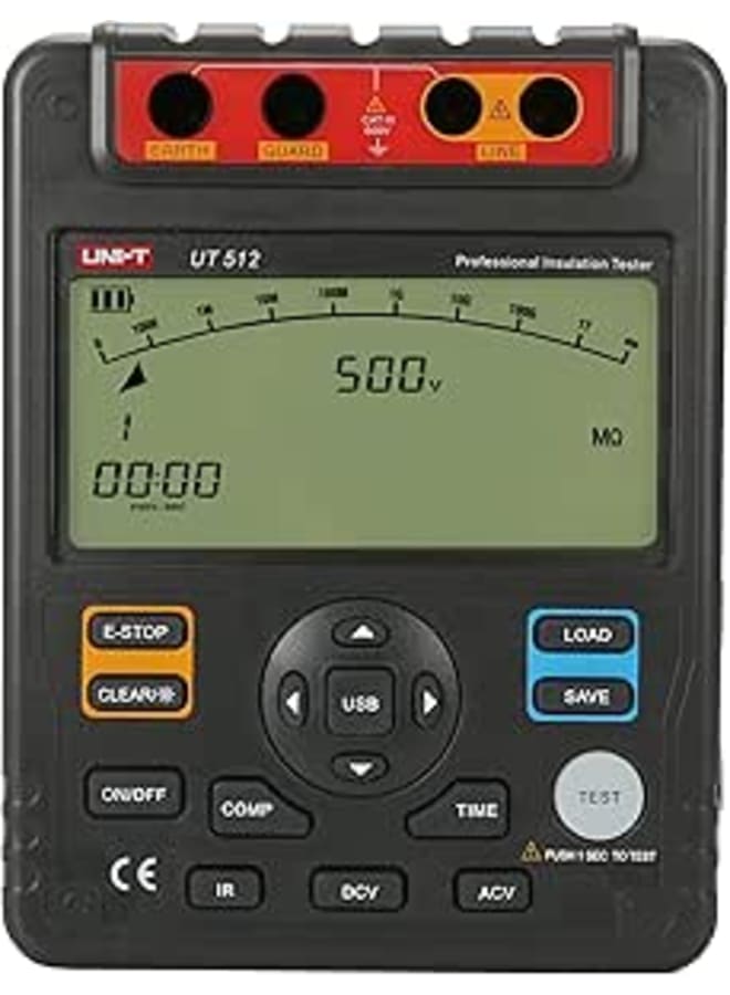 UNI-T UT512 Digital Hi End Insulation Restance Tester Test Voltages from 500V to 2500V)