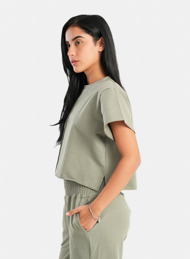 Carina Cotton Piping Pyjama Top - Image 3