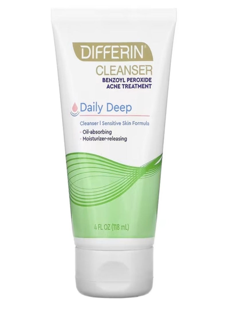 differin Daily Deep Cleanser 4 fl oz 118 ml 