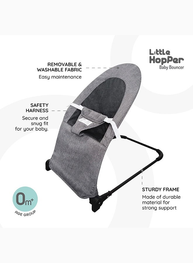 Moon Baby Bouncer - Grey - Image 2