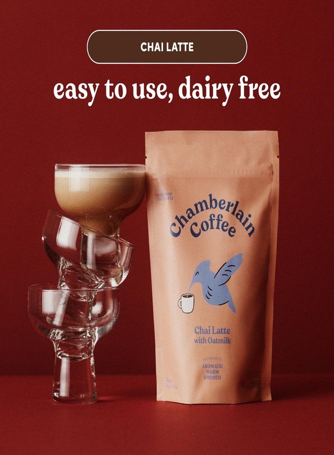 Chamberlain Coffee Chai Tea Mix - Vegan Chai Tea Latte, Made with Oat Milk and Spices, Creamy Powder for Hot and Iced Instant Latte, Cafe Quality - 10 oz, 10 Servings - Image 3
