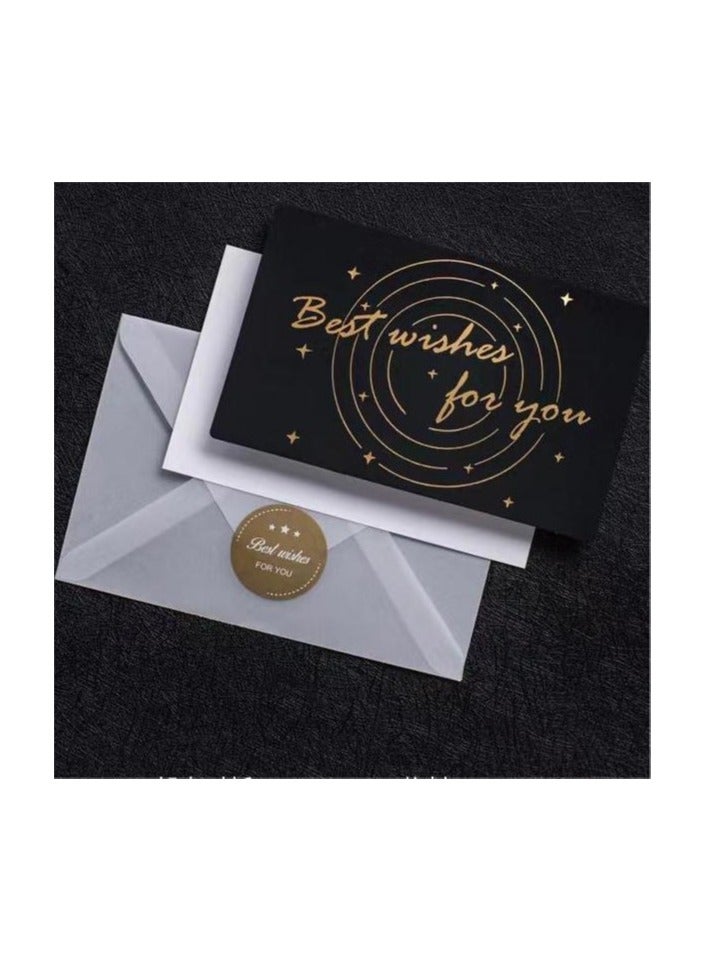 BenQuand Best Wishes For You Card With Envelope And Seal -  Best Wishes For You Anniversary Card Gift for Boyfriend,Mum,Daddy - Postcard 