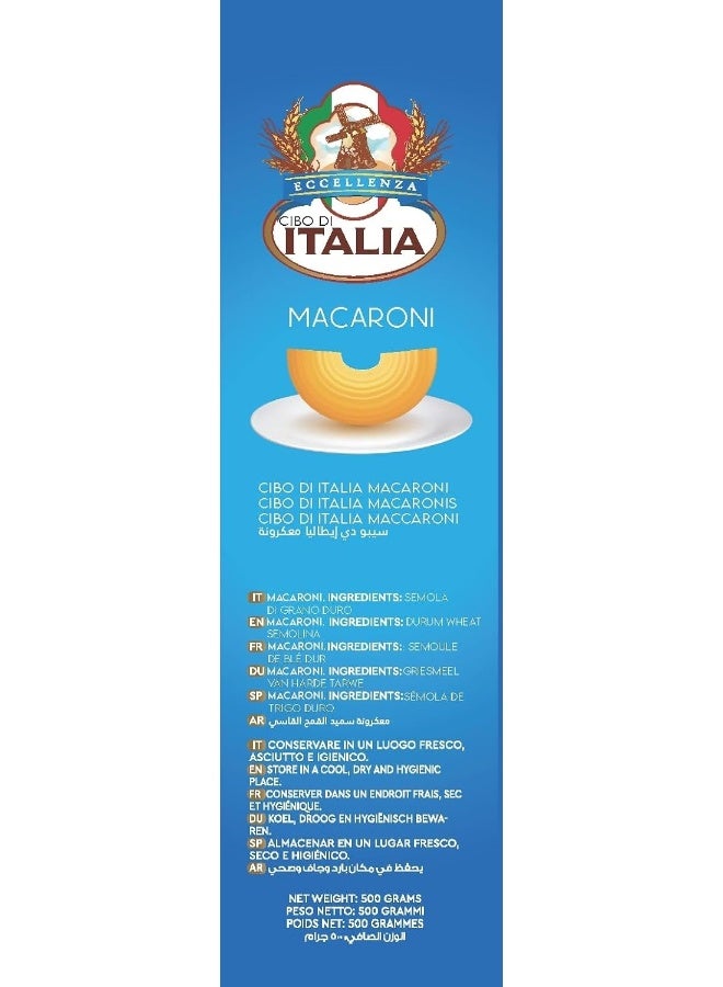 Cibo Di Italia Pasta Macaroni Rigate 500g - Image 2