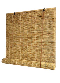 LINGWEI Outdoor Window Blinds Bamboo Roller Blinds Natural Wooden Blinds Bamboo Blinds Hanging Window Bamboo Curtain Roll Up Shades Reed Curtain  - Image 1