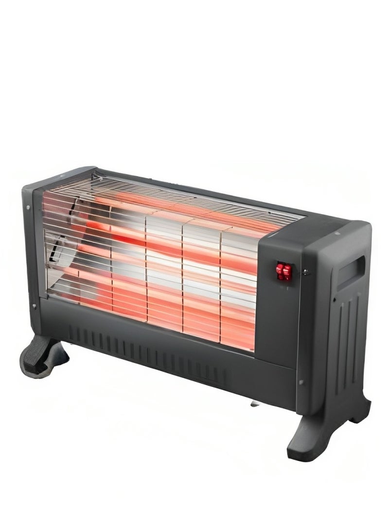 Home Master Powerful Home Electric Heater with 4 Heating Tubes – High-Performance Fast and Efficient Heat Distribution for Warming Rooms in Winter – Safe and Portable Design with Stable Base and Side Handles – 1200W Model HM-2686 - Image 2