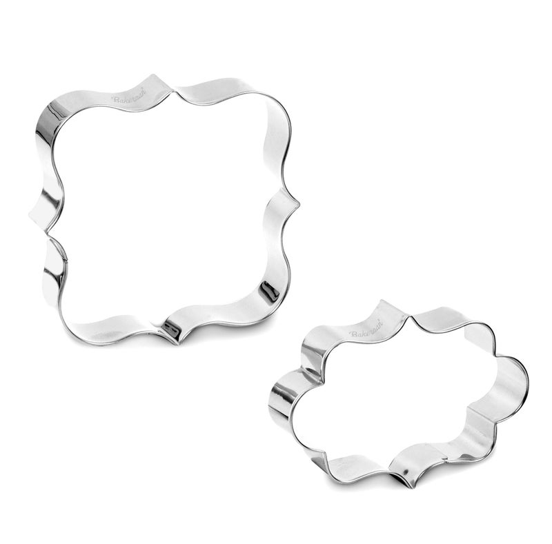 Bakerpan قواطع بسكويت من الفولاذ المقاوم للصدأ من بيكر بان - مجموعة من 2 - Image 1